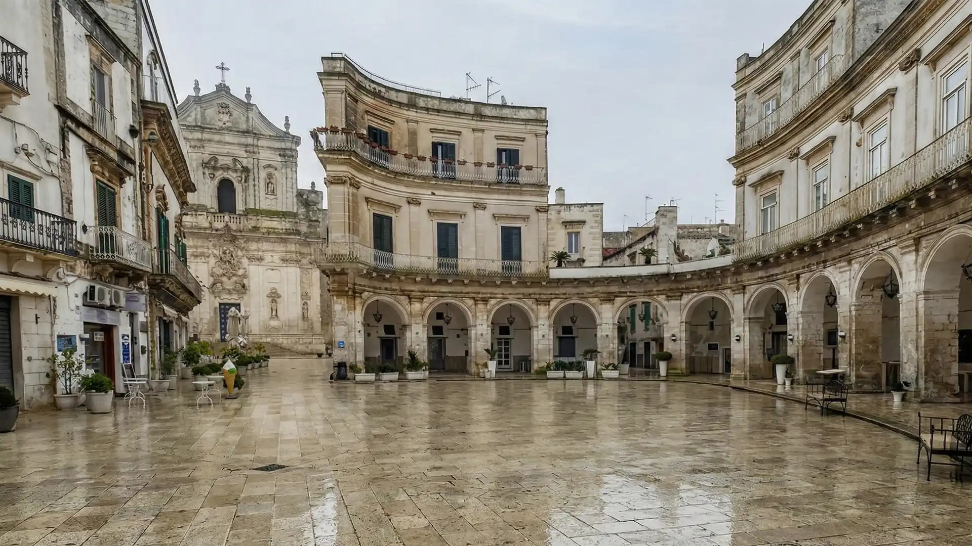 Piazza centrale Martina Franca