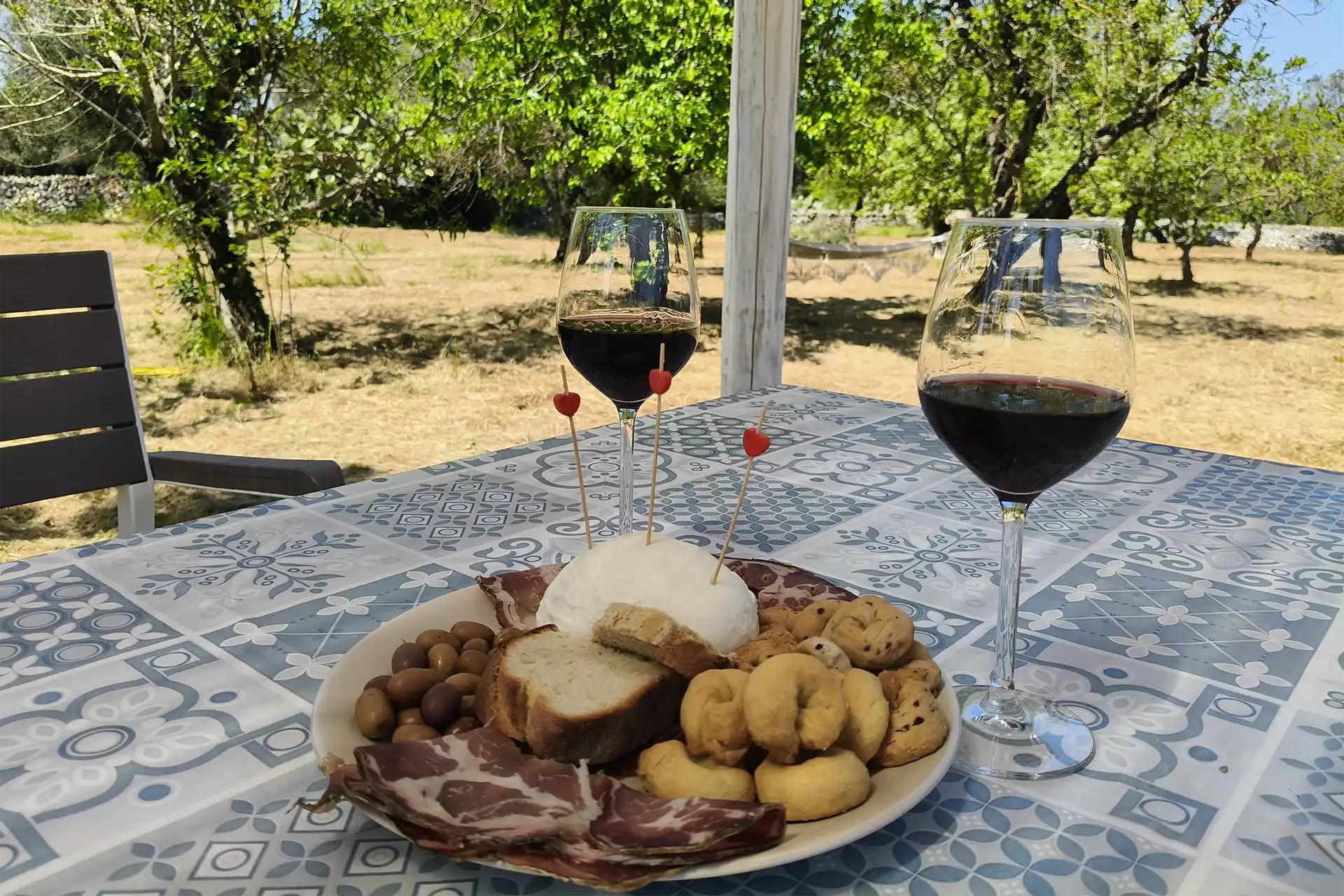 Gazebo per un aperitivo pugliese